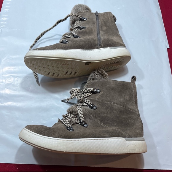 Rockport Cobb Hill GRAY SUEDE Elysse Alpine Zip ANKLE BOOTS 7.5M CH6803 womens - Picture 13 of 14